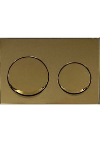 Resim Geberit Alpha20 Gold Gömme Rezervuar Kumanda Paneli Altın 