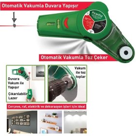 Resim Kivi PİRANHA Otomatik Vakumlu Çıkarılabilir Lazer Seviye Belirleyici 