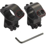 Resim Kuzgun Ticaret -25.4mm Dürbün Için 11MM Yüksek Havalı / Av Tüfeği Ayağı ( Lisinya ) 