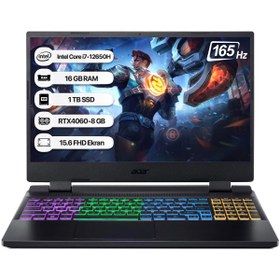 Resim Acer Nitro AN515-58-7725 Oyun Dizüstü Bilgisayarı, Intel I7-12650H Işlemci, 16 GB Ddr5 Ram, 1 Tb M.2 Nvme Ssd, Geforce Rtx 4060 8gb Gddr6 Ekran Kartı, 15.6 Full Hd Ekran, Linux, NH.QM0EY.00A 