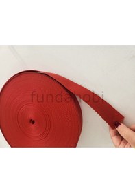 Resim Şerit Kolon Polyester Çanta Askısı 4 Cm -kırmızı 2 Metre Kırmızı 