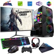 Resim I5 12400F 32GB DDR4 1TB M2 4GB GTX1650 24\ Mon. Oyun Bilgisayarı (Gaming SET) 