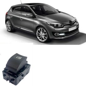 Resim CRN Renault Meganı 3 Tekli Cam Düğmesi Sağ Sol 2010-2016 