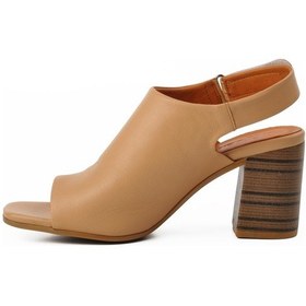 Resim Venüs 2108502y Nude Hakiki Deri Kadın Topuklu Sandalet 001 