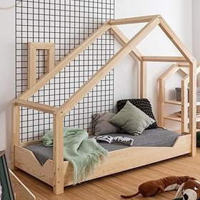 Resim Markaawm Montessori Bebek ve Çocuk Karyolası Unisex Ahşap Yatak 