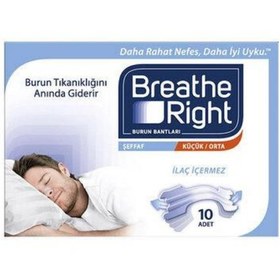 Resim Breathe Right Şeffaf Normal Boy 10 Flaster 