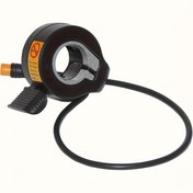 Resim Elektrikli Scooter/Bisiklet 130X Başparmak Gaz Kesici, Elektrikli Bisikletler için Evrensel Hız Kontrolü, 24-72V Sistemlerle Uyumlu, Yüksek Performanslı Elektrikli Bisiklet Gaz Kesici Aksesuarı, Bataryasız 