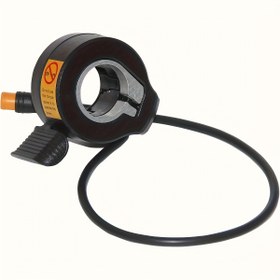 Resim Elektrikli Scooter/Bisiklet 130X Başparmak Gaz Kesici, Elektrikli Bisikletler için Evrensel Hız Kontrolü, 24-72V Sistemlerle Uyumlu, Yüksek Performanslı Elektrikli Bisiklet Gaz Kesici Aksesuarı, Bataryasız 