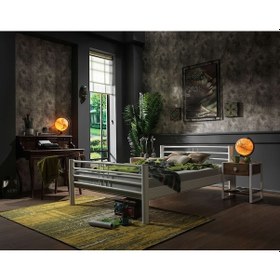 Resim Bedliga Asos Ferforje Metal Çift Kişilik Karyola 