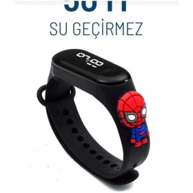 Resim Özbience Renkli Çocuk Kol Saati, LED Dokunmatik, Su Geçirmez, Eğlenceli Tasarım 