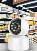 Resim SİLVERROOM Uygulama Destekli W-Fi Ev Güvenlik Kamerası Çocuk Odası Ev Güvenlik Kamerası Kompakt Kamera 