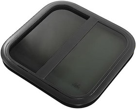 Resim Fabater Penceresi RV Sürgülü Temperli Cam Anti-UV Cibinlik Alüminyum Çerçeve, 530 X 530mm, Treyler Denizcilik Için (33-38 mm/1,3-1,5 inç Duvar Kalınlığı) 