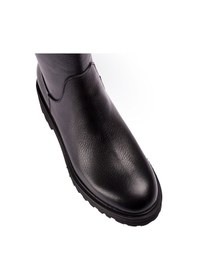 Resim Deery Hakiki Deri Siyah Kadın Çizme Siyah (539805856) Siyah 