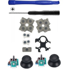 Resim Ps5 Versiyon 3 Analog Motor Topuz İç Lastik Tornavida Ayırıcı Tamir Seti Playstation 5 Kol Tamiri Renkli 