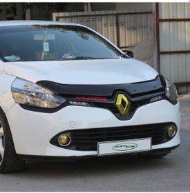 Resim Eurocap Renault Clio 4 Ön Kaput Koruma Rüzgarlık 3Mm Abs 12-20 