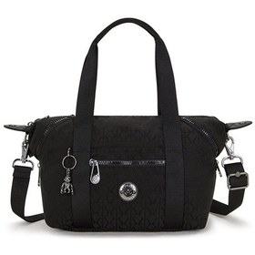 Resim Kıplıng Art Mini Küçük Boy Omuz Çantası Siyah Black Sıgnature Jq Siyah 