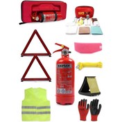 Resim Eva Trafik Ve İlk Yardım Seti Lüx - Tüvtürk Uyumlu Eva Trafik Seti Tüp 4 Yıl Garantili 