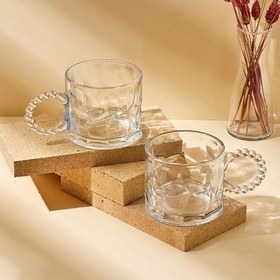 Resim Perotti Ringo Stone 2'li Cam Kupa 325 ml 
