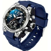 Resim Sunshine022 Erkekler İçin Su Geçirmez Spor Saati Sku1 Led Ekran Stopwatch Çift Zaman Alarm Tarih Diğer 
