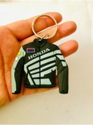 Resim Açıkmeşe Ev Yaşam Ürünleri Honda Motorcu Ceket Kauçuk Anahtarlık 