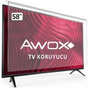 Resim Awox Uyumlu 58" 146 Ekran Tv Ekran Koruyucu 