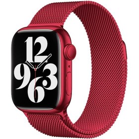 Resim Ariatech Watch 7 45mm Clo- Band-01 Metal Kordon-kırmızı 