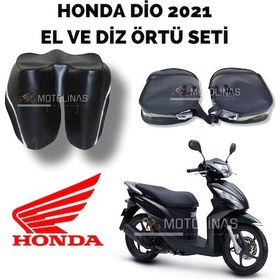 Resim Motorsiklet El Diz Koruma Örtüsü Honda Dio El Ve Dizlik Rüzgarli 516225061 
