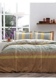 Resim Özdilek Tek Kişilik Ranforce Nevresim Takımı Lane Turuncu Çok Renkli 