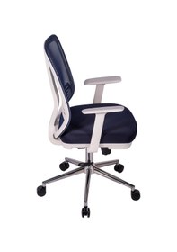 Resim Ofisbazaar Up Beyaz Fileli Çalışma Koltuğu Ergonomik Şef Ve Toplantı Koltuğu Lacivert Lacivert 