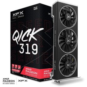 Resim XFX 12gb Rx6700xt Quıck 319 Speedstar Rx-67xtypbdp Gddr6 Hdmı-dp Pcıe 4.0 