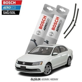 Resim Bosch , Volkswagen Jetta 2011 Model Bosch Aeroeco Muz Silecek Takımı 
