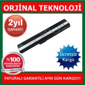 Resim Asus Uyumlu K52F Bataryası Pil 