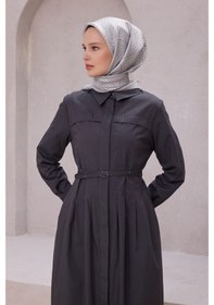 Resim BELLİ İpek Twill Eşarp 4209d01 Gümüş - 04 