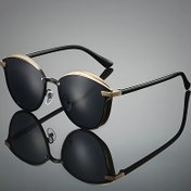 Resim 1.1mm Kalınlığında Kedi Gözü Polarize Güneş Gözlüğü - Çinko Alaşım Çerçeve, Yüksek Kaliteli Koruma, Anti-Sis Lens, Çizilmeye Karşı Dayanıklı, Açık Hava, Balıkçılık ve Sürüş için İdeal, Açık Hava Sporları Güneş Gözlüğü | Vintage Tarzı Güneş Gözlüğü | Çizilmeye Karşı Dayanıklı Lensler 