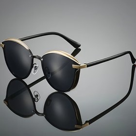 Resim 1.1mm Kalınlığında Kedi Gözü Polarize Güneş Gözlüğü - Çinko Alaşım Çerçeve, Yüksek Kaliteli Koruma, Anti-Sis Lens, Çizilmeye Karşı Dayanıklı, Açık Hava, Balıkçılık ve Sürüş için İdeal, Açık Hava Sporları Güneş Gözlüğü | Vintage Tarzı Güneş Gözlüğü | Çizilmeye Karşı Dayanıklı Lensler 