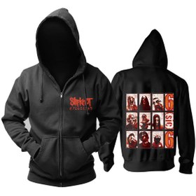 Resim GALASHOP Slipknot Hoodie Fermuarlı Kapşonlu Tip77 