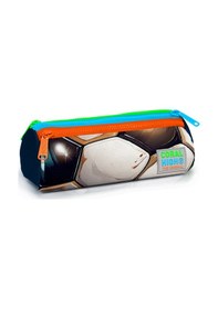 Resim Coral High Kids Lacivert Futbol Desenli Üç Bölmeli Kalem Çantası 22095 Lacivert 