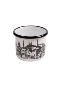 Resim İstanbul Silüet Emaye Bardak 330 Ml No:89 