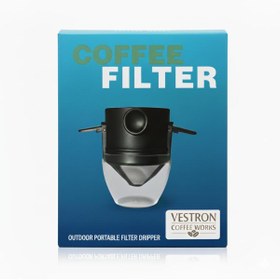 Resim VESTRON Outdoor 2li Kahve Demleme Seti|Pour Over Katlanır ve Phin Filter Vietnam 