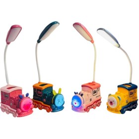 Resim Şems Pazarlama Çocuk Masa Lambası Led Gece Lambası Tren 