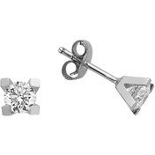 Resim Sirius E Renk 0.77 Karat Pırlanta Tektaş Küpe 0823E0010 