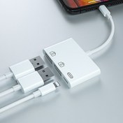 Resim Ason Plus Ally 3in1 Iphone-Ipad Lightning To USB Kamera Okuyucu 