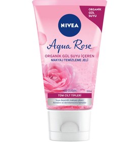 Resim Nivea aqua rose organik gül suyu i̇çeren makyaj temizleme jeli 150 ml 