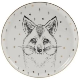 Resim Porland Forest Fox Düz Tabak 20 Cm 04LFH000457 Renkli 