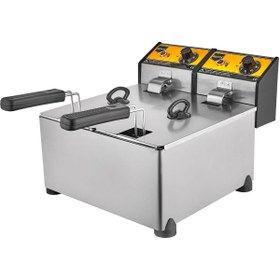 Resim Remta 3+3 lt Çiftli Elektrikli Fritöz 