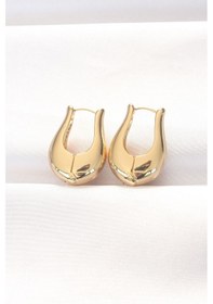 Resim Pirinç Bombeli Küpe Gold Renk Çok Renkli 