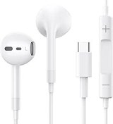 Resim Bsetree Samsung Galaxy S24 S23 Ultra S22 S21 S20 A53 USB C için USB C Kulaklık Mikrofonlu Kulak İçi Kulaklık Kablolu Kulaklık USB Tip C iPhone 16 iPad Pro Air 5 Mini 6 Google Pixel 9 için 