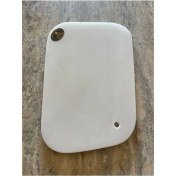 Resim Beyaz Mermer Doğrama Taşı / Sunumluk / Kahvaltılık 