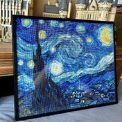 Resim Van Gogh Yıldızlı Gece Elmas Boyama Seti, 5D Tam Elmas Sanat Zanaatı, 30.48x40.64 cm, Yuvarlak Elmas Şekilleri, PE Malzeme, Ev Dekorasyonu, Sanatsal DIY Projesi, Yetişkin Hediyesi 