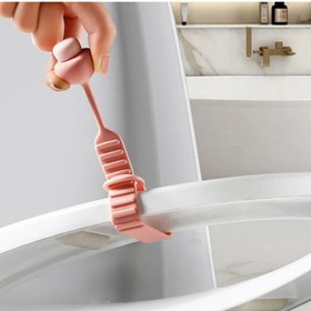 Resim Plodna House Pratik Mantar Tasarımlı Hijyenik Klozet Kaldırma Aparatı | Hijyenik Klozet Kapağı Tutucu - 1 Adet 